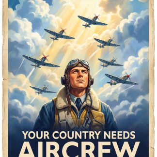 Your Country Needs Aircrew (WWII British RAF Poster)