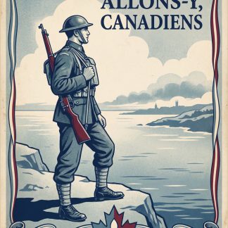 Allons-y, Canadiens – WWII French-Canadian Recruitment Poster