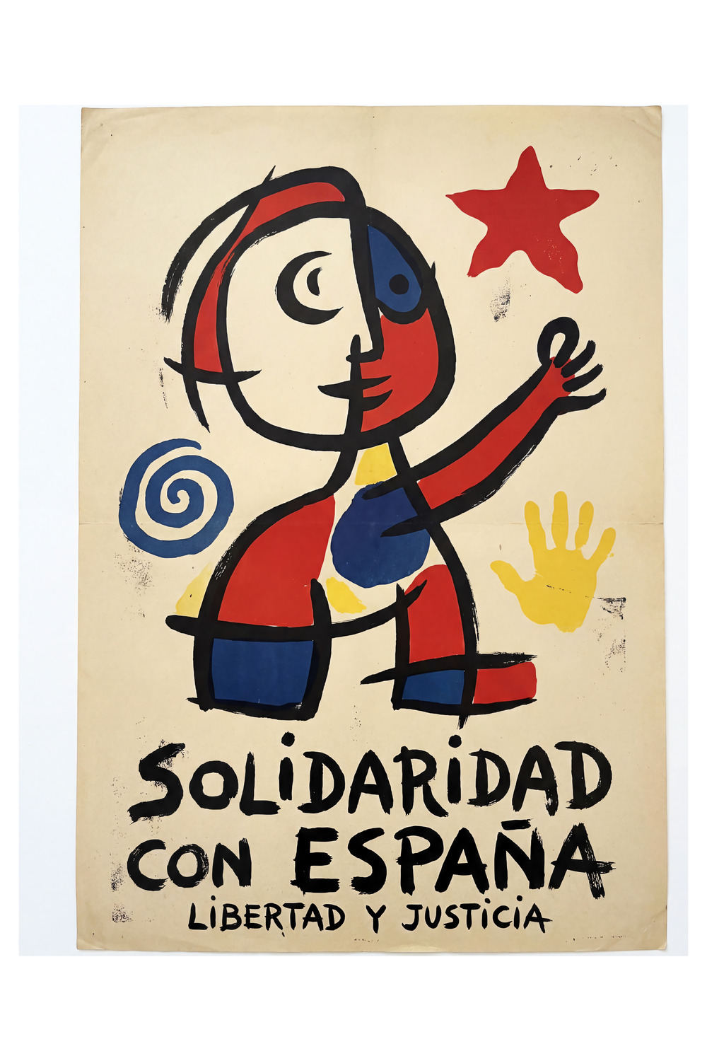 Aidez l'Espagne (Help Spain) Artist: Joan Miró (1937)