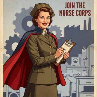 Care Is a Weapon Too — U.S. Army Nurse Corps WWII Recruitment Poster